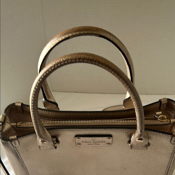Kate Spade Gold Satchel Bag - Picture 5 of 7